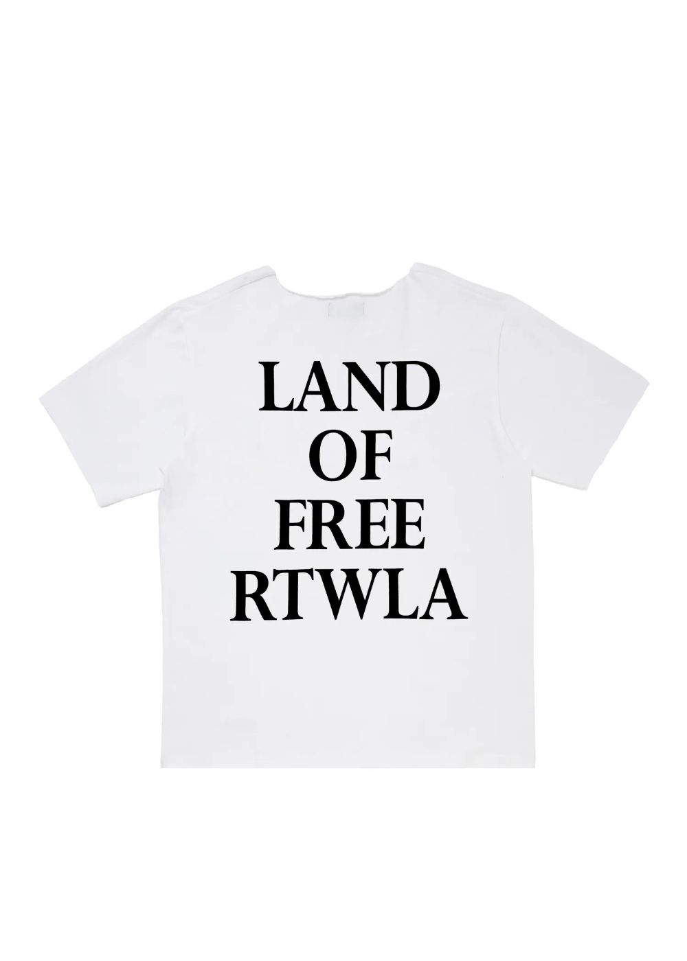R9 LAND CUTOFF TEE (WHITE) /  オリジナル カットオフ Tシャツ