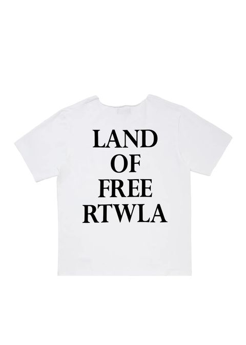 R9 LAND CUTOFF TEE (WHITE) /  オリジナル カットオフ Tシャツ