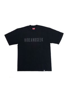 Logo S/S Tee (BLACK) / ロゴ プリント ルーズフィット Tシャツ