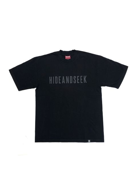 Logo S/S Tee (BLACK) / ロゴ プリント ルーズフィット Tシャツ
