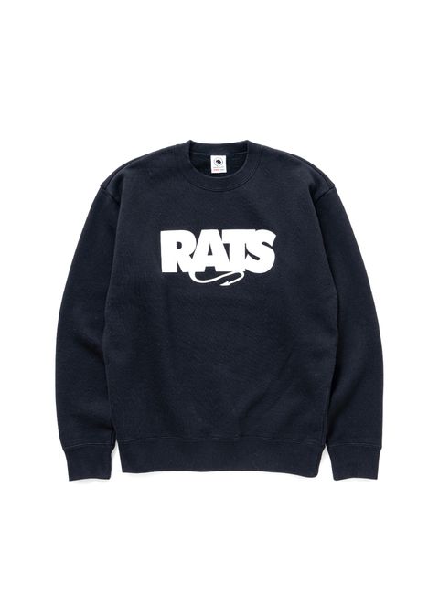 BOX LOGO SWEAT (BLACK) / ロゴ アップリケ スウェット