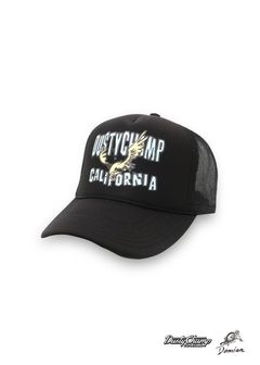 DUSTYCHAMP × DamianFulton MESH CAP (BLACK) / ダスティーチャンプ × ダミアンフルトン コラボ メッシュキャップ