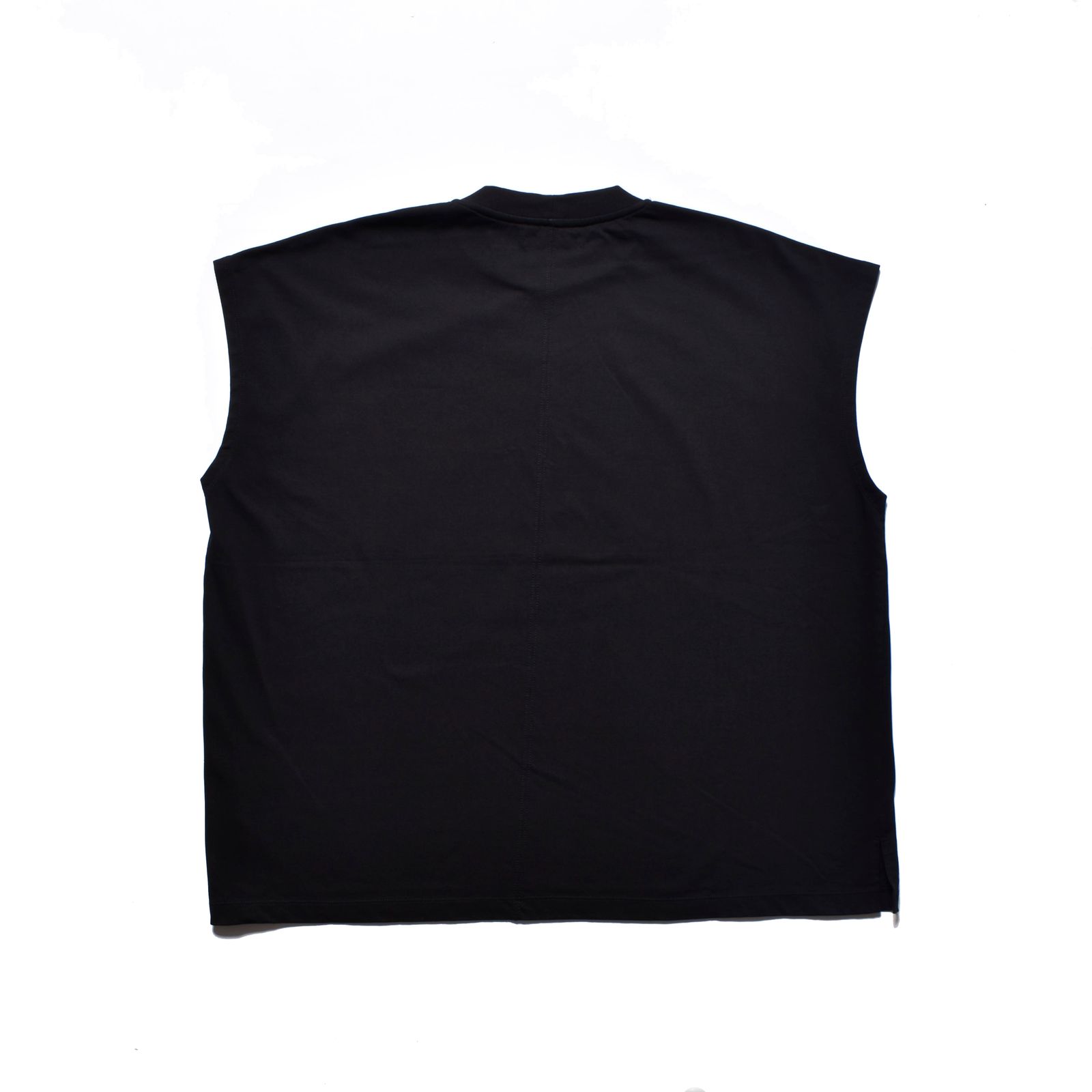 24ss 試着のみ MINEDENIM ビッグシルエット ノースリーブ Tシャツ MINEDENIM - Big Nosleeve T-SH (WHT) / ビッグシルエット
