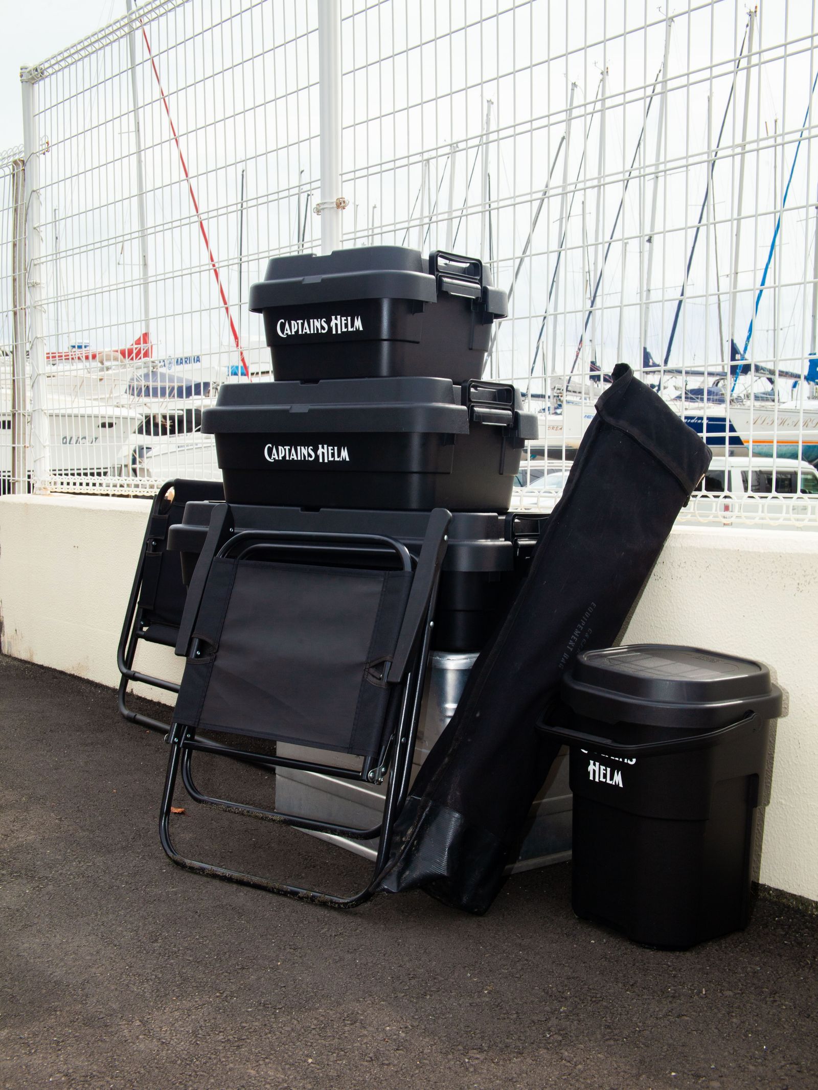 UTILITY BOX LOW -30L- (BLACK) /  ユーティリティ ボックス