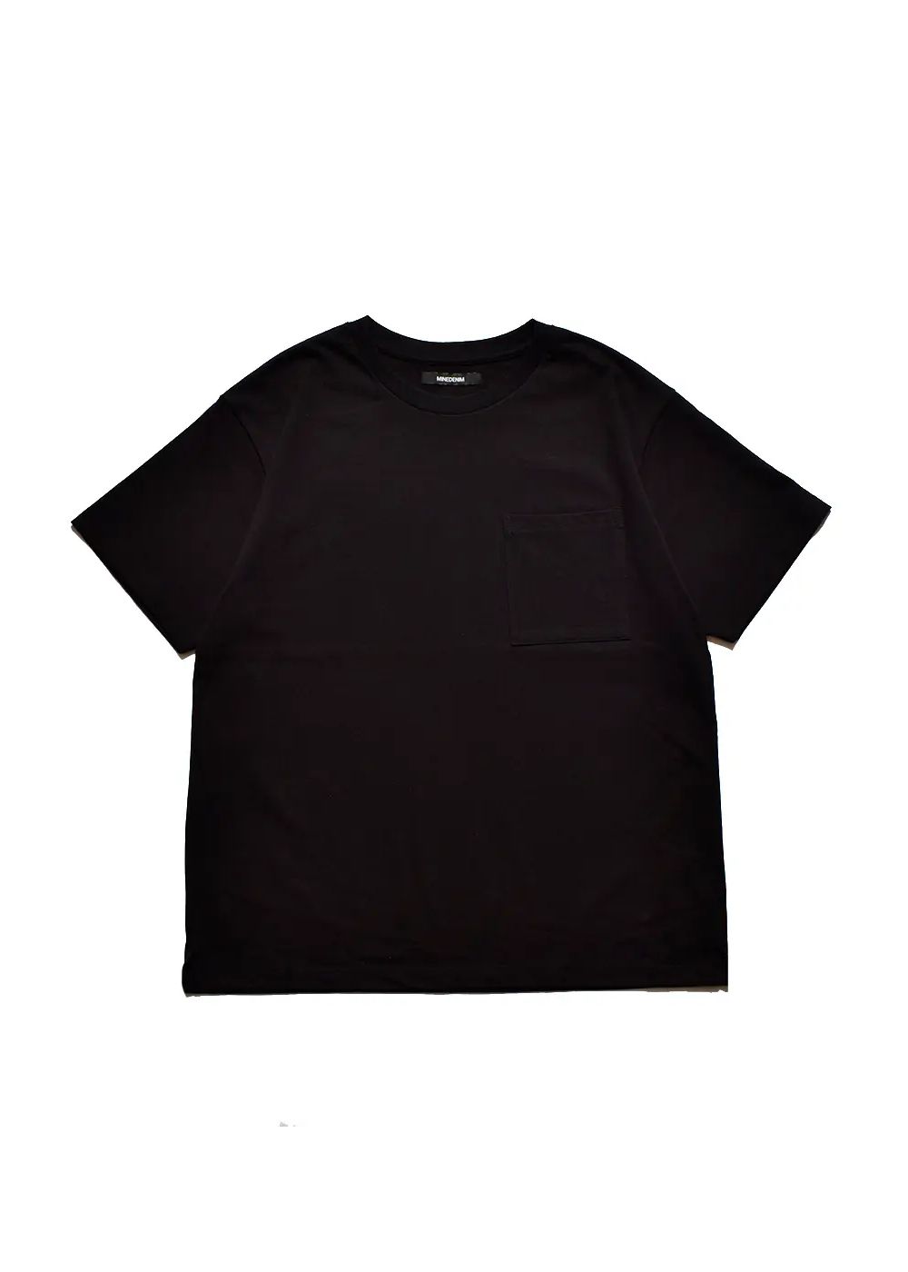 Standard Crewneck T-SH (BLK) / オリジナル ポケット Tシャツ