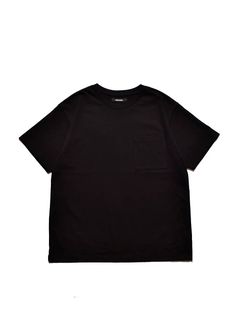 Standard Crewneck T-SH (BLK) / オリジナル ポケット Tシャツ
