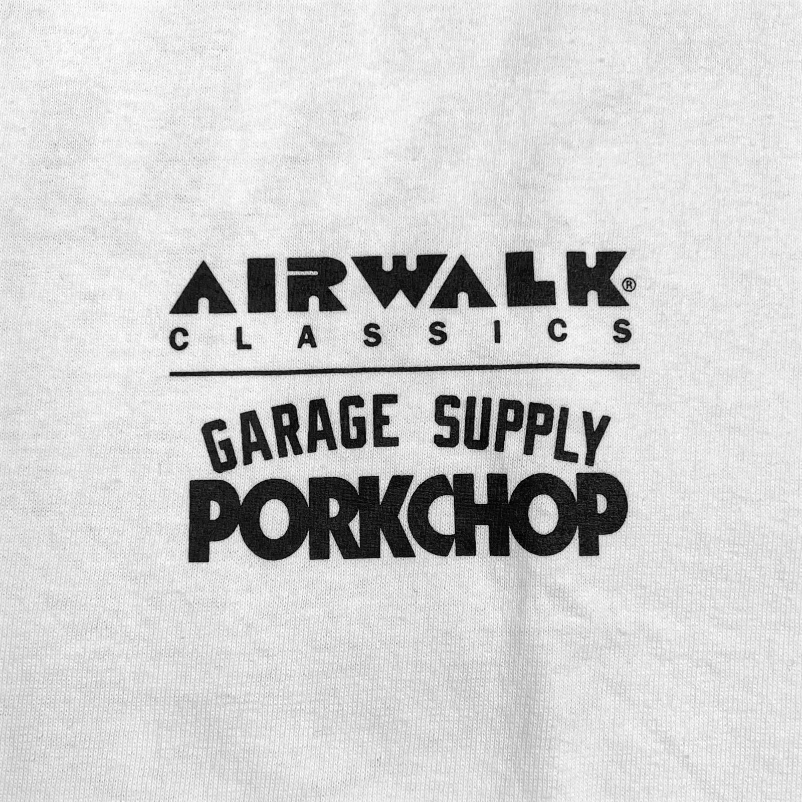 AIR PORK TEE (WHITE) / ×AIRWALK コラボ Tシャツ