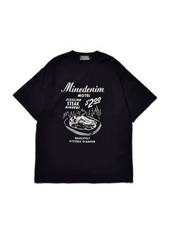× HYSTERIC GLAMOUR T-SH (BLACK) / ×ヒステリックグラマー コラボTシャツ