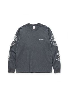 TWO WHEEL L/S TEE (CHARCOAL) / 2ウィール ロング Tシャツ