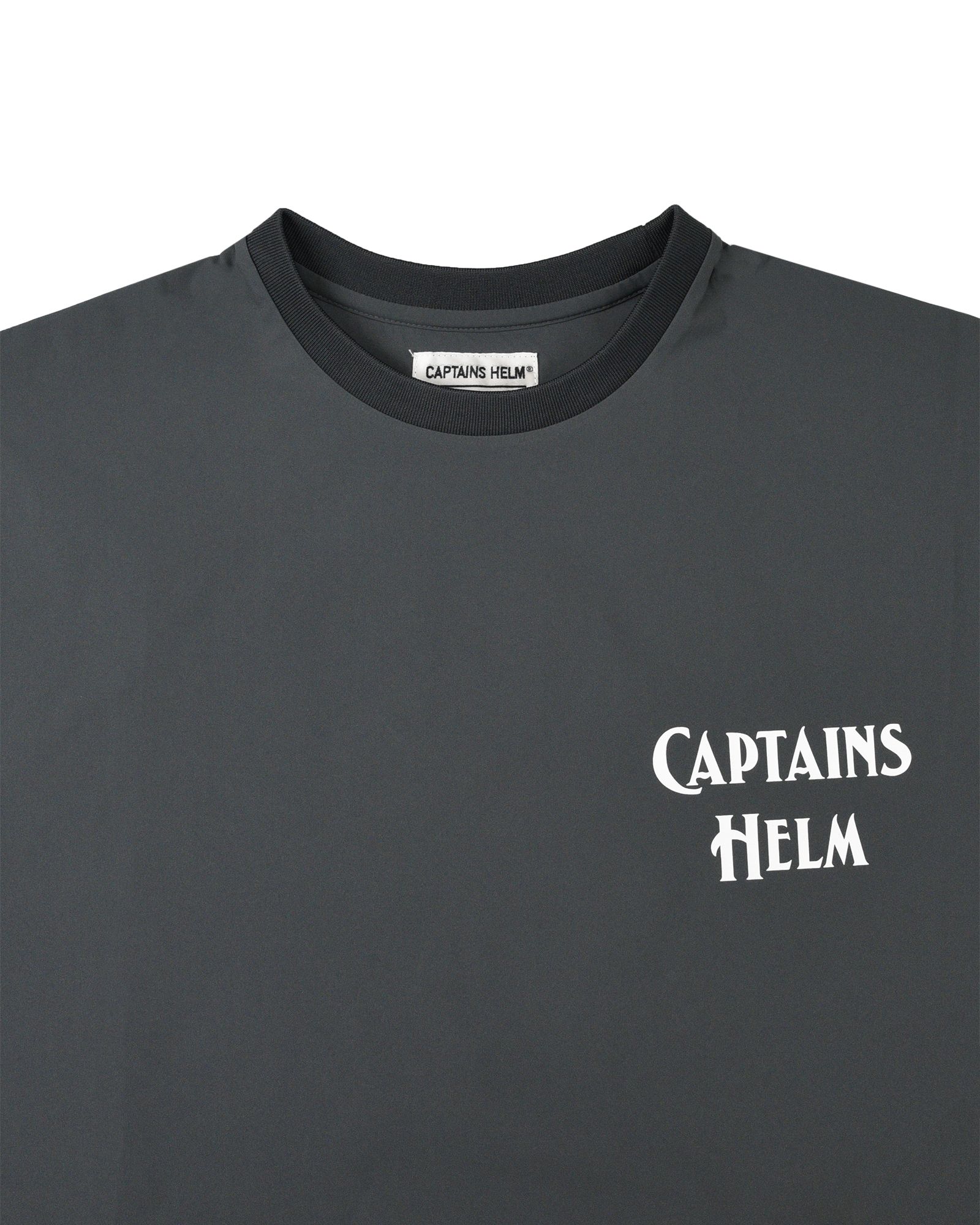 "OCEANSIDE DIVISION" HELM SURF TEE (D.GRAY) / ドライストレッチ サーフ Tシャツ