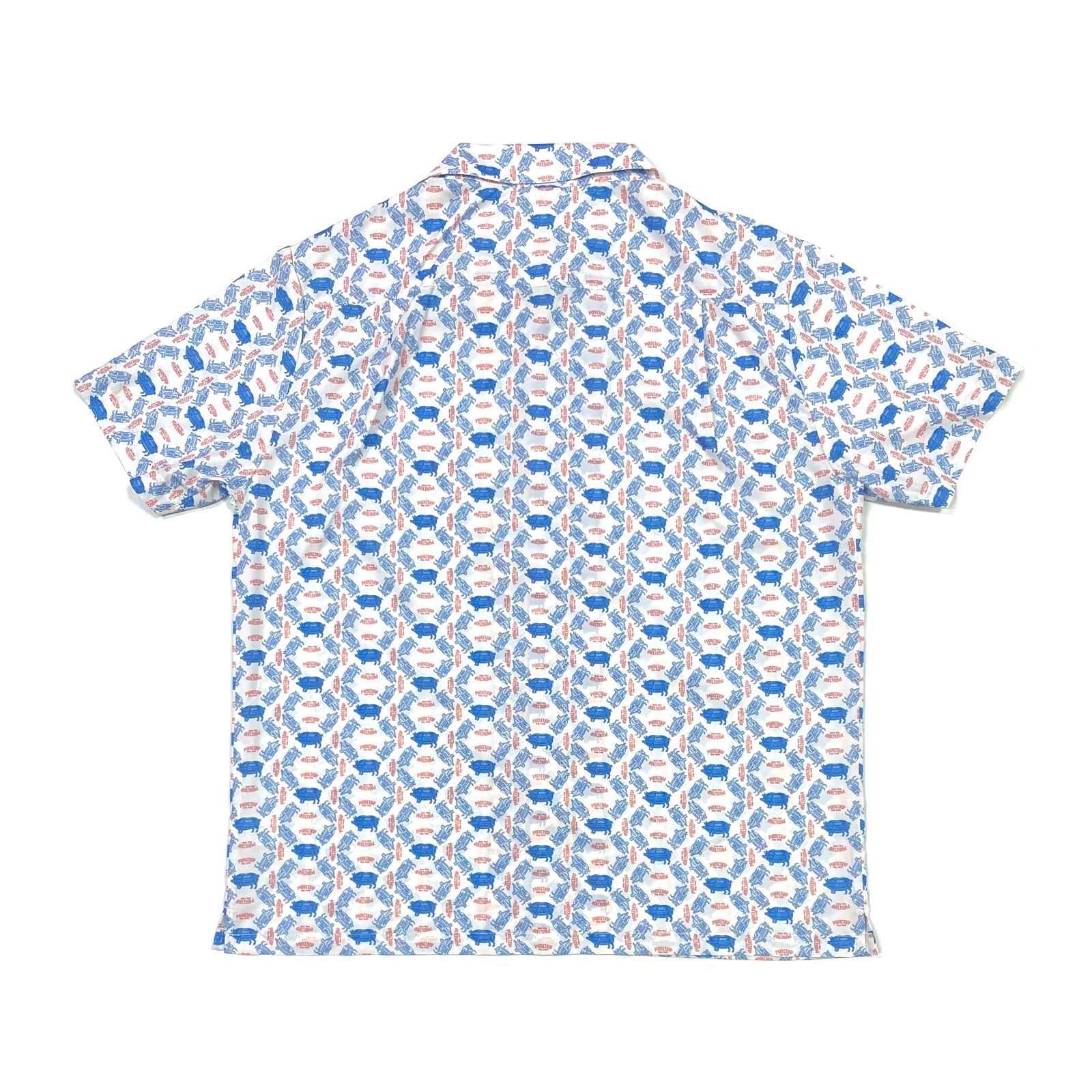 PORK AOP SHIRT (WHITE) / オリジナル プリント シャツ