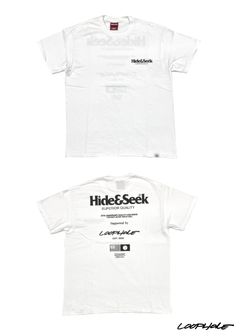 HideandSeek x “H&S DEALER” 30th S/S Tee (WHITE) / ハイドアンドシーク 30周年記念 ディーラー コラボ Tシャツ