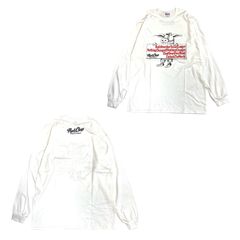 SLOGAN L/S TEE (WHITE) / スローガン ロングスリーブ Tシャツ