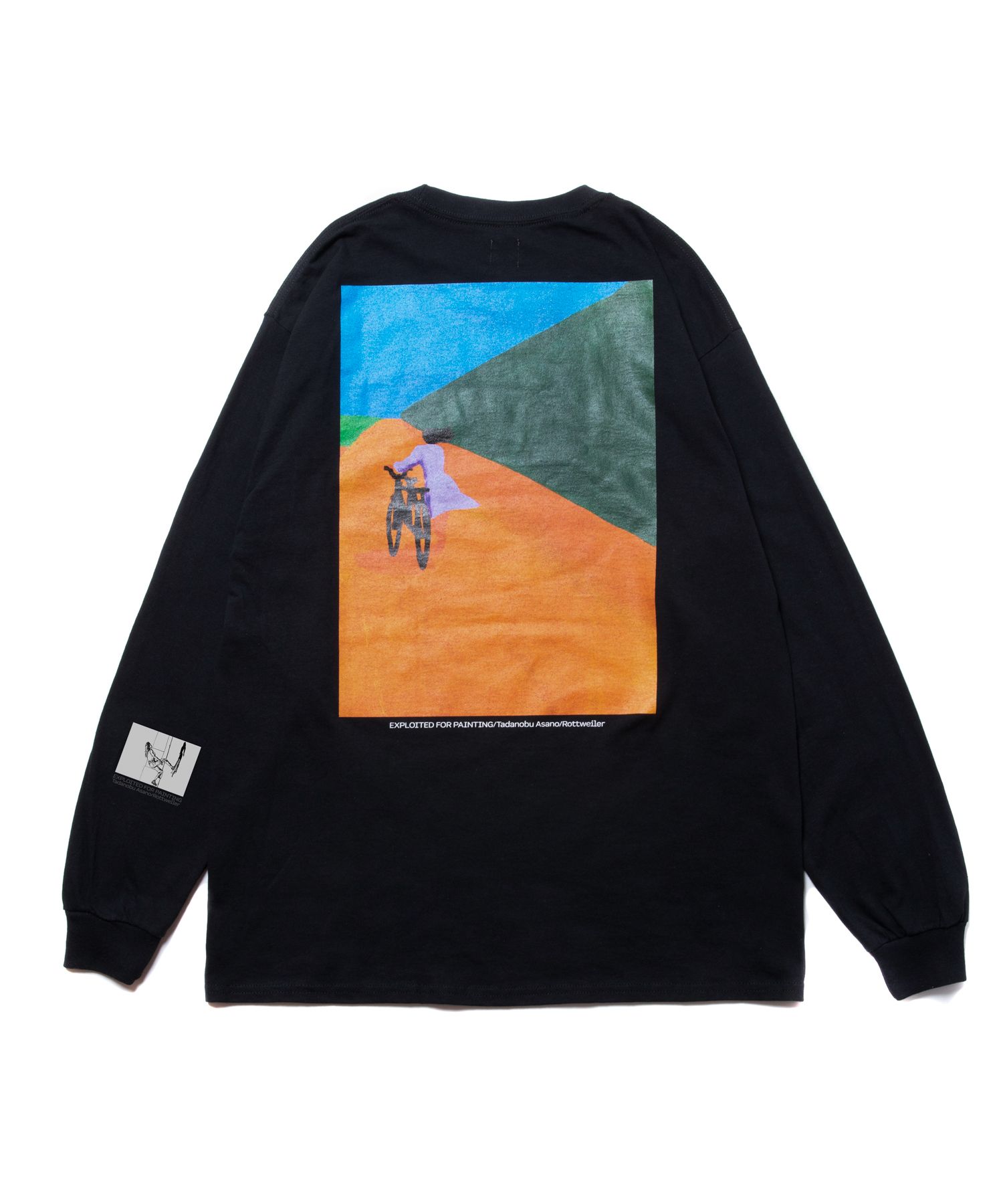 × Tadanobu Asano BICYCLE LS TEE (BLACK) / 浅野忠信 コラボロンT (バイシクル)