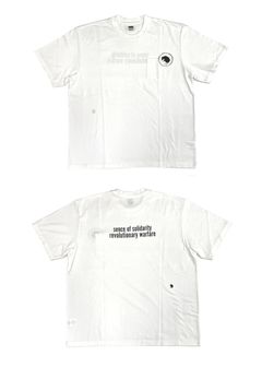 CIRCLE POCKET TEE BACK PRINT (WHITE) / サークルロゴ ポケット Tシャツ