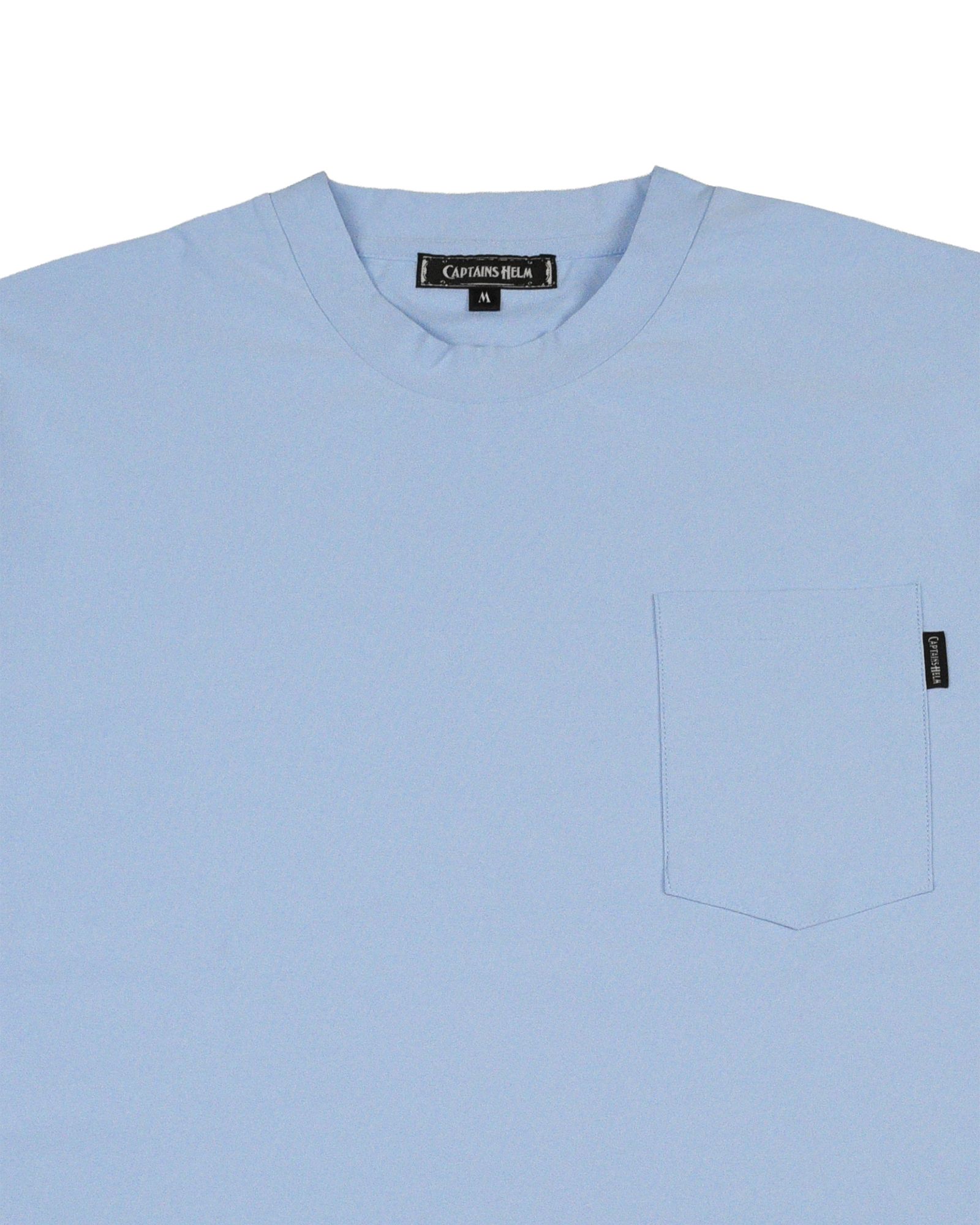 LIGHT&DRY SUMMER TEE (LIGHT BLUE) / ドライ ストレッチ ポケット Tシャツ