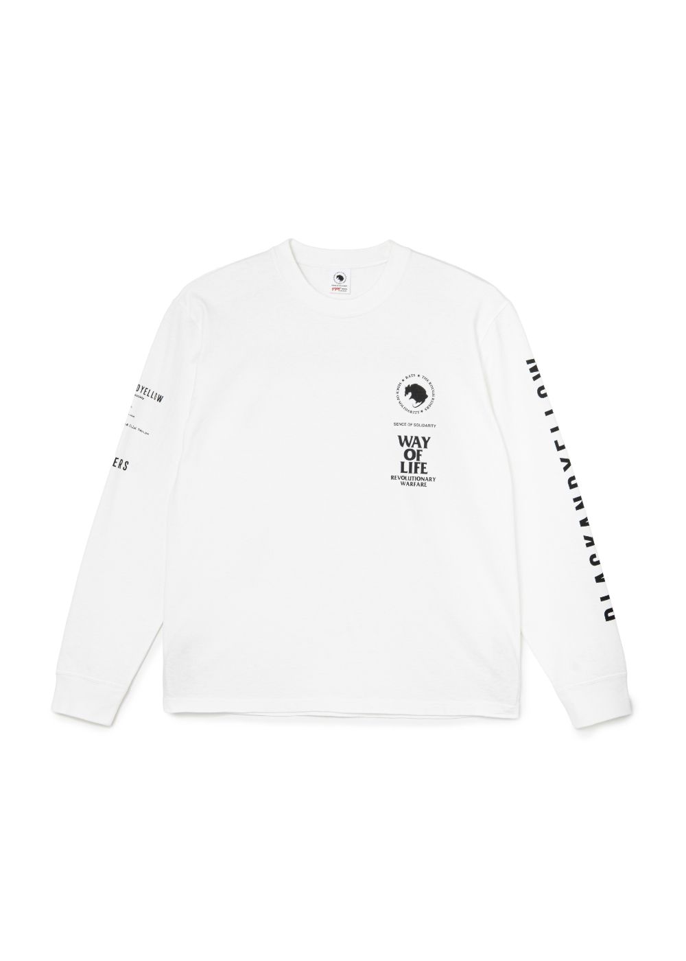 MC L/S TEE (WHITE) / MC ロング Tシャツ