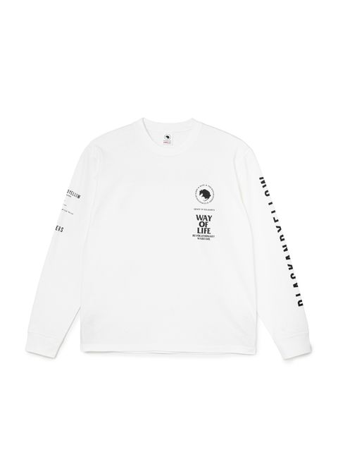 MC L/S TEE (WHITE) / MC ロング Tシャツ