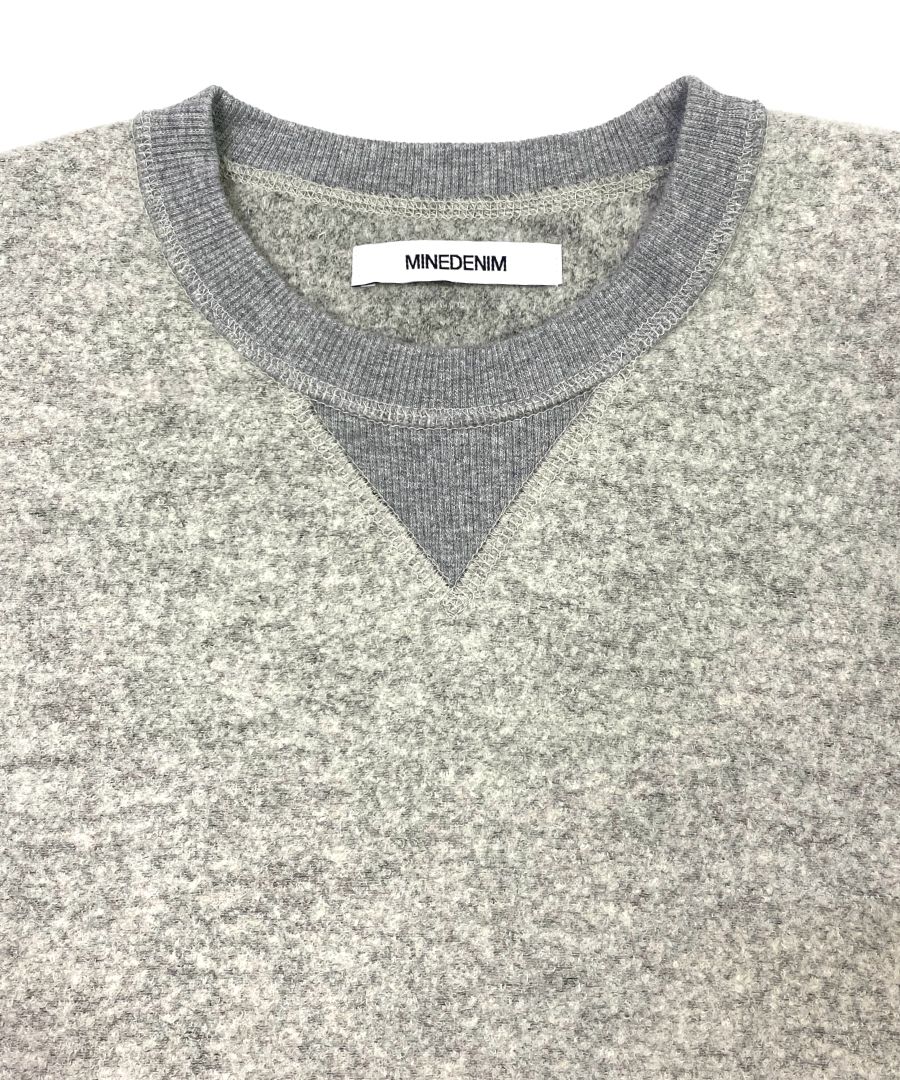 Wool Pile Crewneck Pullover (GRY) / ウール パイル スウェット