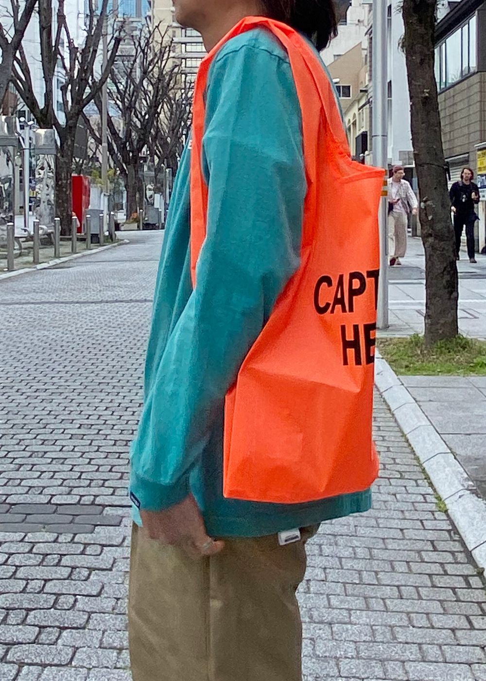 PACKABLE ECO BAG (ORANGE) / パッカブル エコバッグ