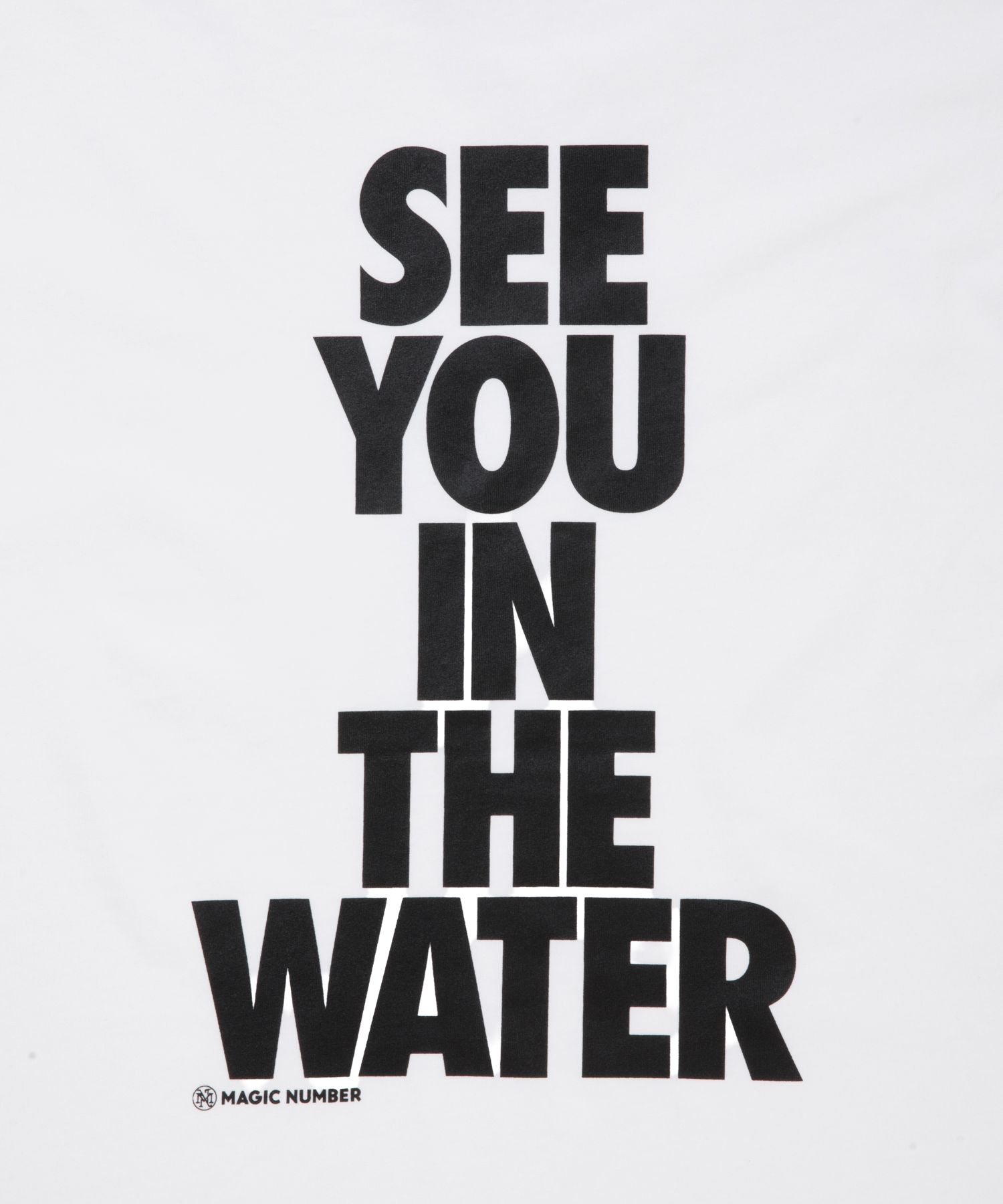 RWMN CUTOFF TEE (WHITE) / マジックナンバー コラボ オリジナル カットオフ Tシャツ