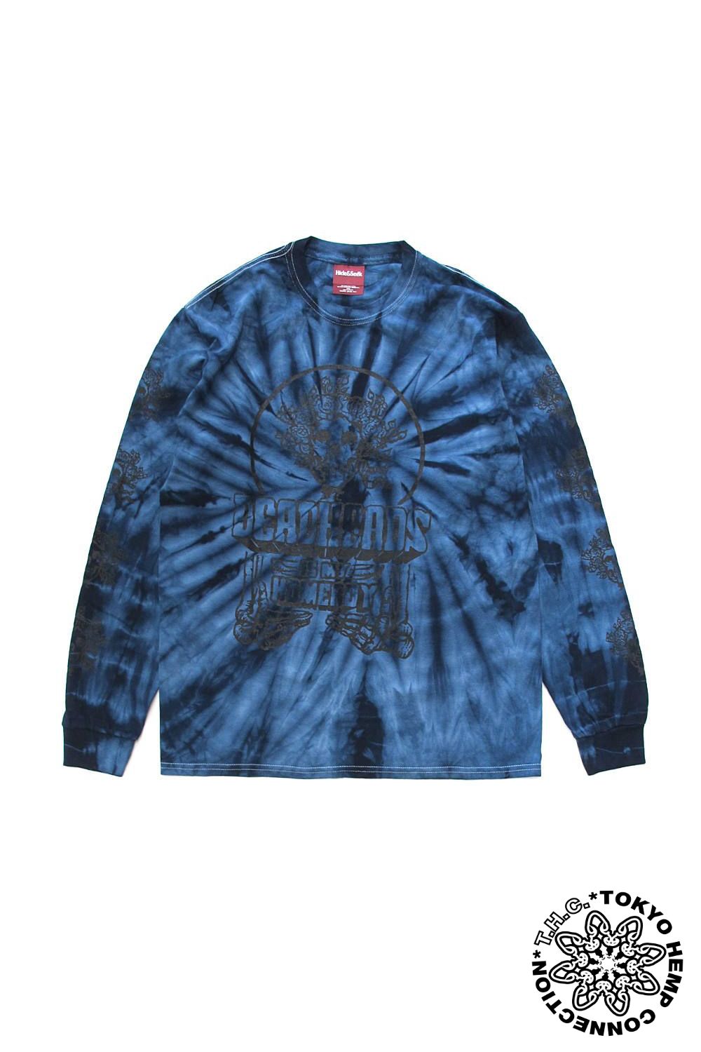 HIDE AND SEEK - ×THC L/S TEE (TIE DYE PASTEL) / TOKYO HEMP