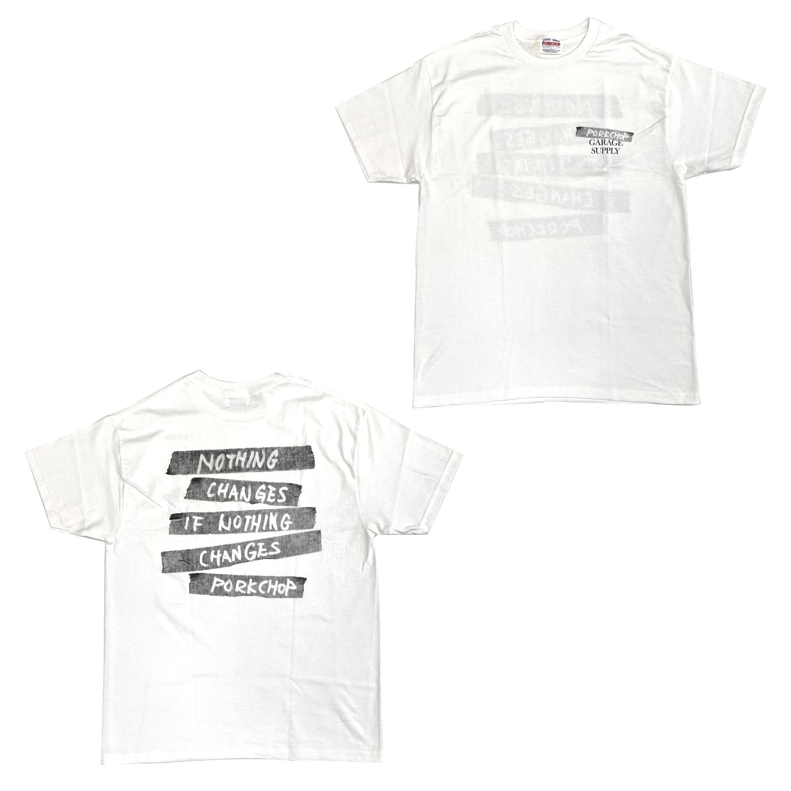 NOTHING CHANGES TEE (WHITE) / ナッシングチェンジズ Tシャツ