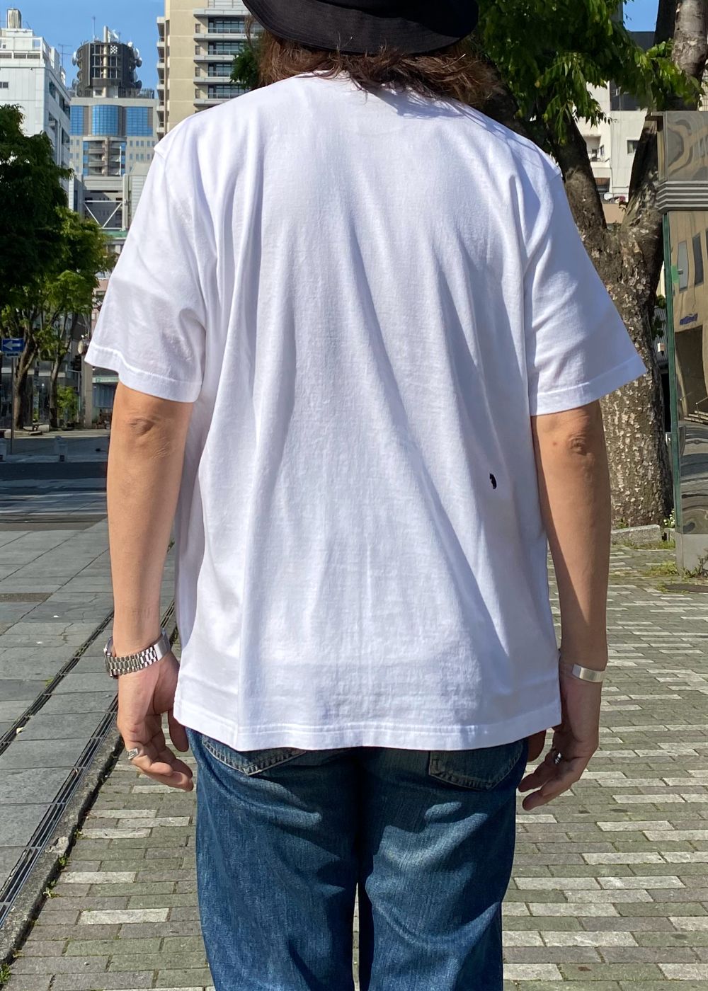 MONROE TEE (WHITE) / マリリンモンロー プリント Tシャツ