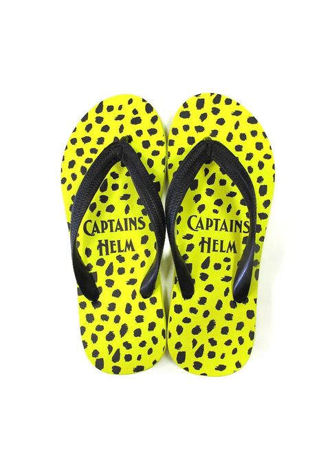 × CYAARVO / LEOPARD FLIP FLOP (YELLOW) / シアーヴォ コラボビーチサンダル