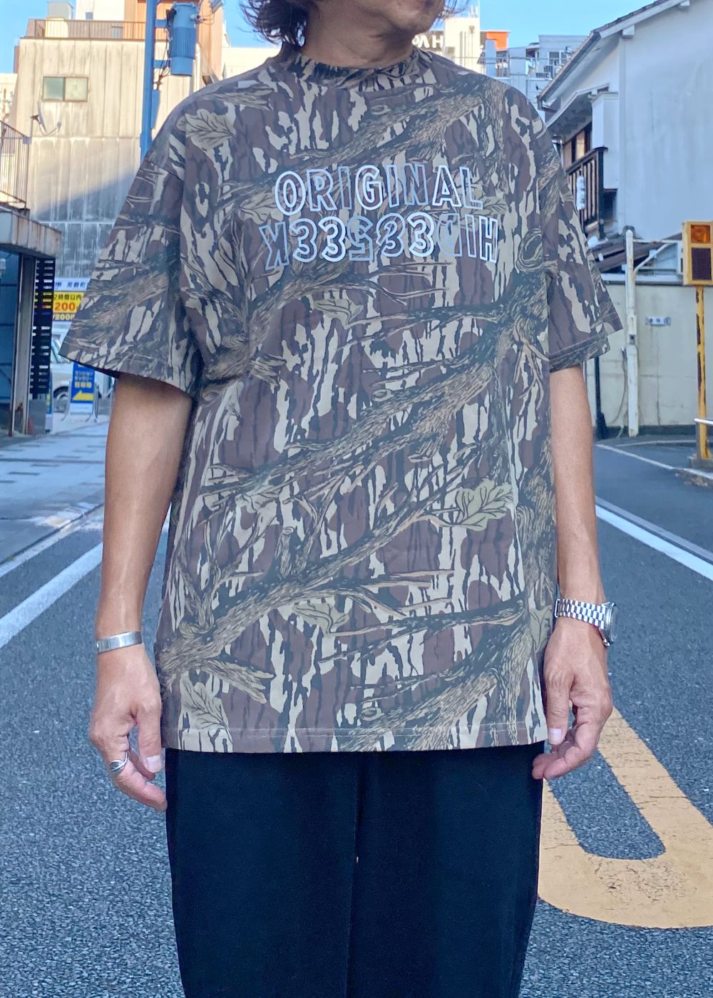 Original S/S Tee (CAMO) / 西浦徹 コラボ Tシャツ