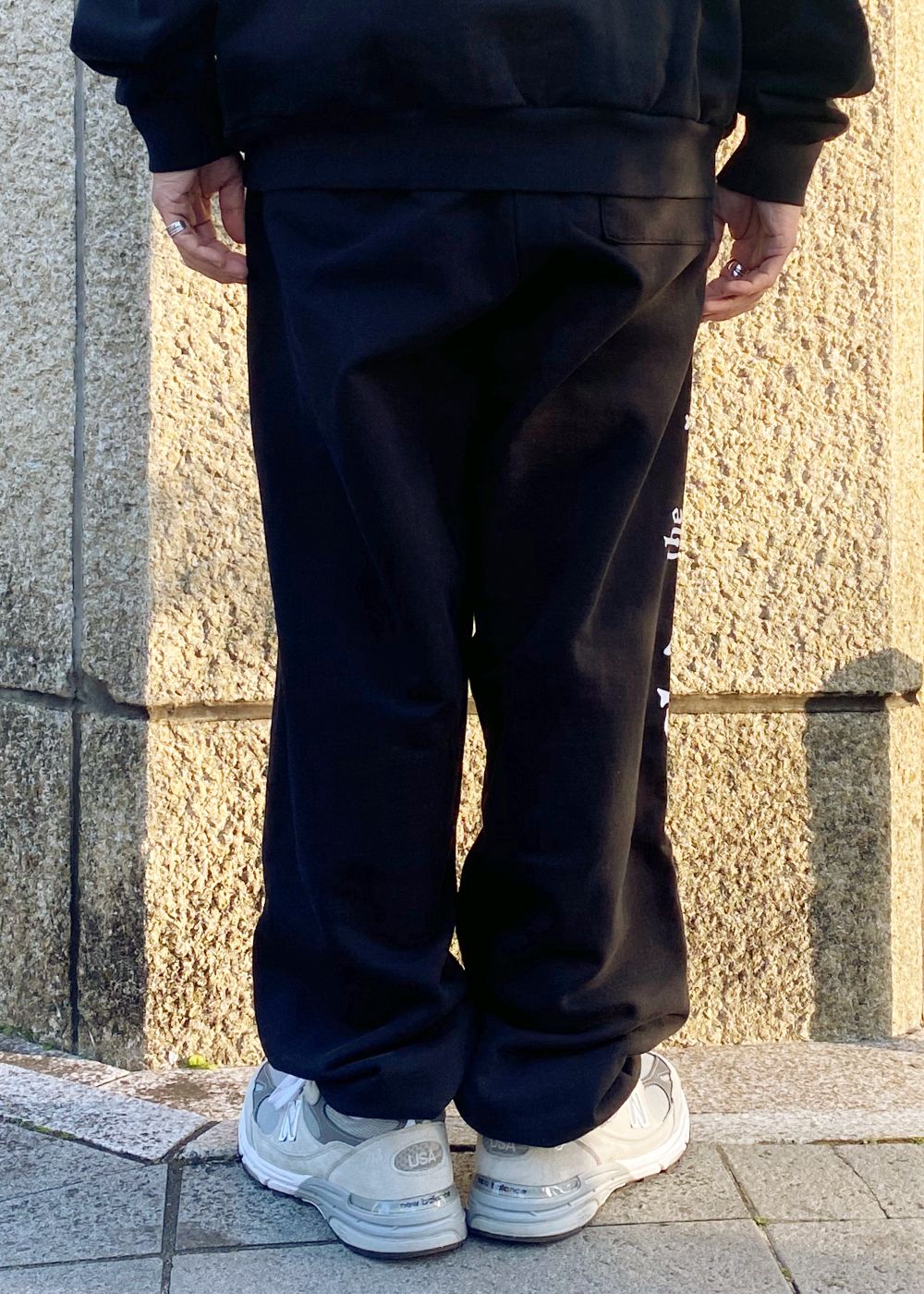 The H&S Sweat Pants (BLACK) / 西浦徹 コラボ スウェット パンツ