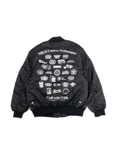 MA-1 (BLACK) / バックプリント MA-1