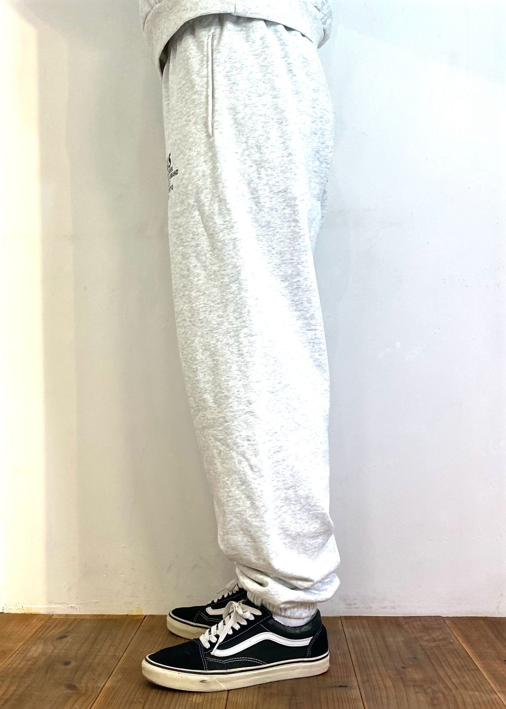 【ラスト1点】H&S Sweat Pant (LIGHT GRAY) / オリジナル セットアップスウェットパンツ / セットアップ可能
