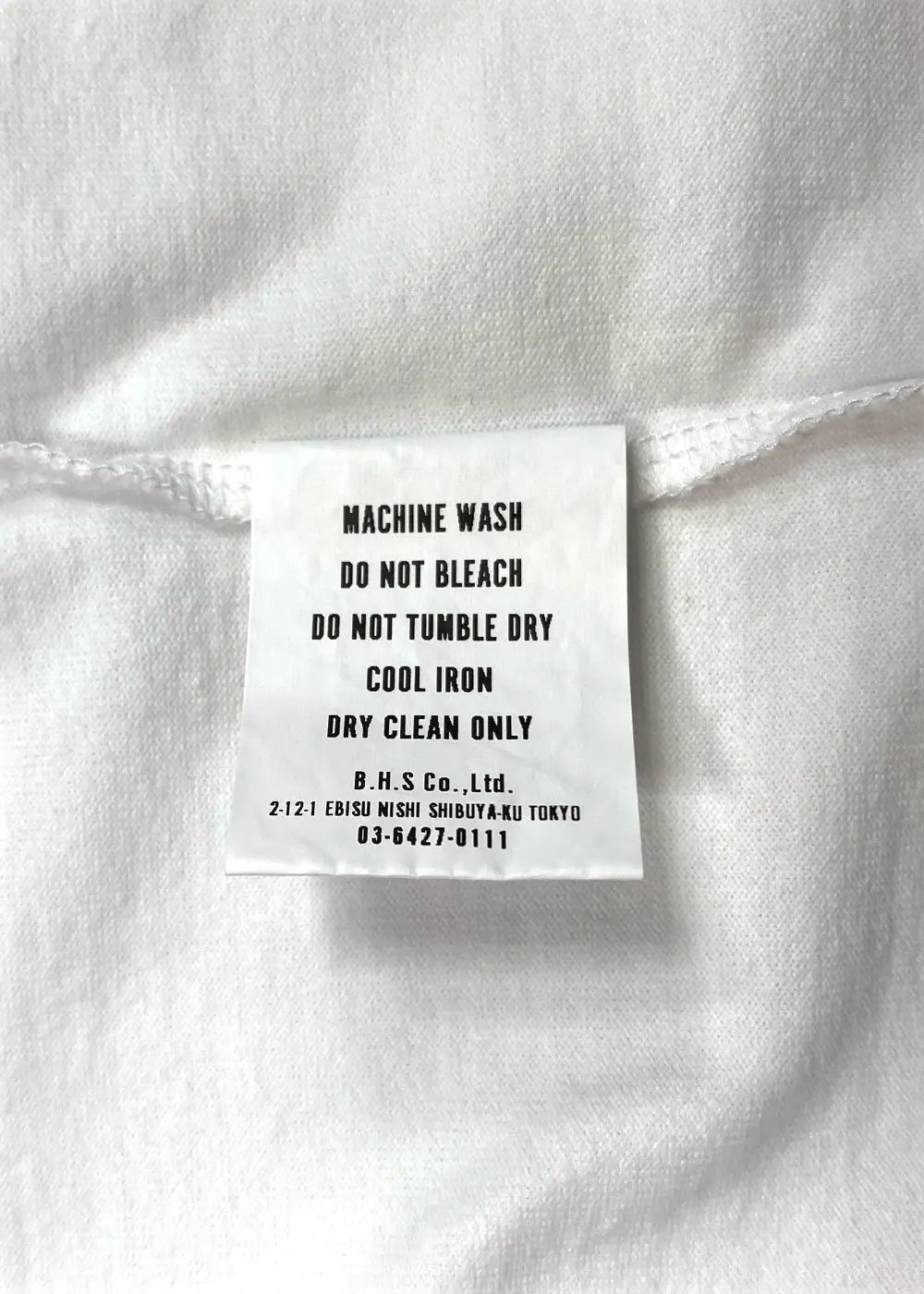 TRIM TEE (WHITE) / トリム Tシャツ