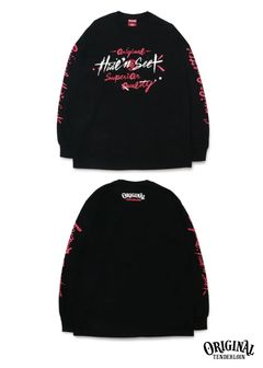 ×TENDERLOIN L/S TEE (BLACK) / テンダーロイン コラボロンT
