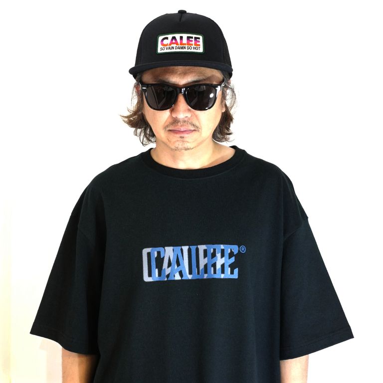 CALEE - CALEE LOGO WAPPEN MESH CAP (BLACK) / オリジナル ワッペン 