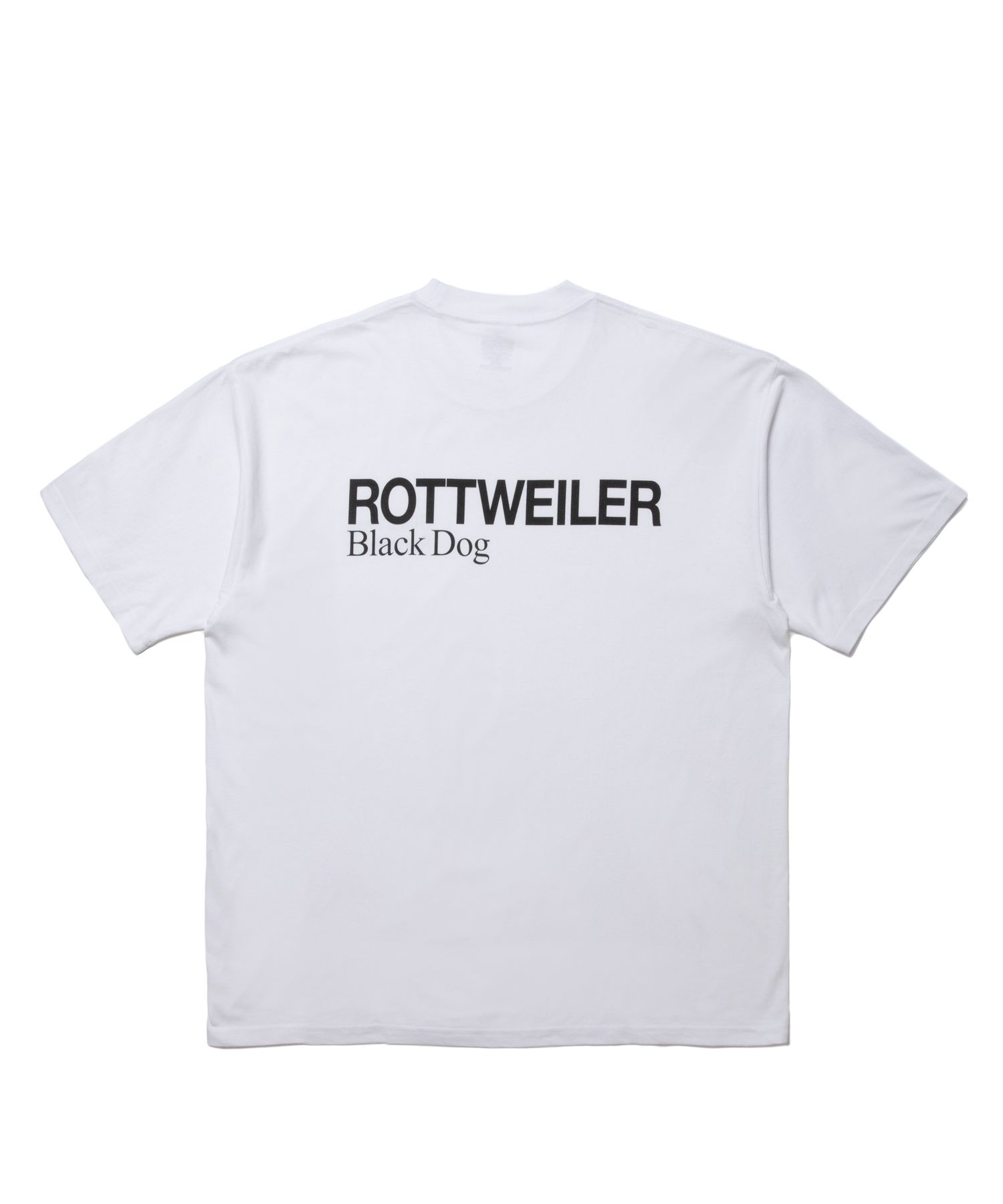Rottweiler  VネックTシャツ　S ホワイト　swallow