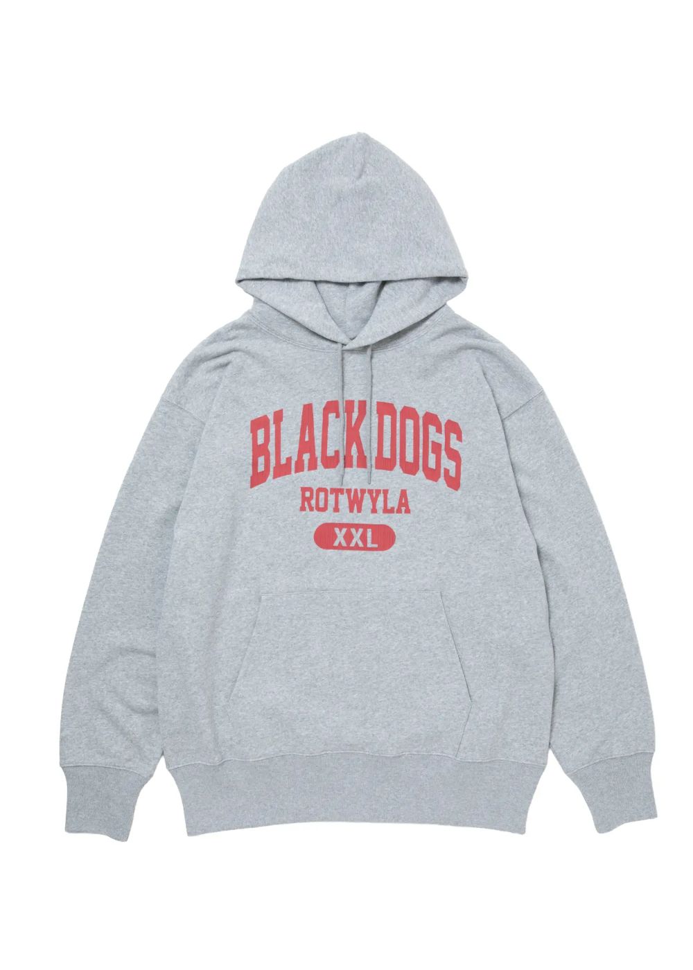BD XXL PARKA (GRAY) / プリント スウェットパーカー