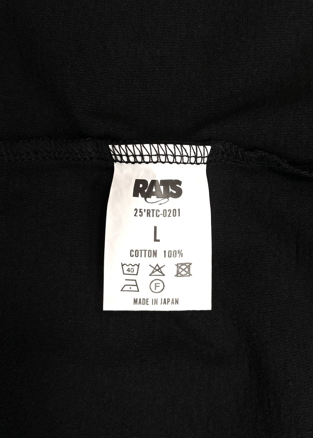 【ラスト1点】CIRCLE POCKET L/S TEE (BLACK) / サークル ポケット ロング Tシャツ