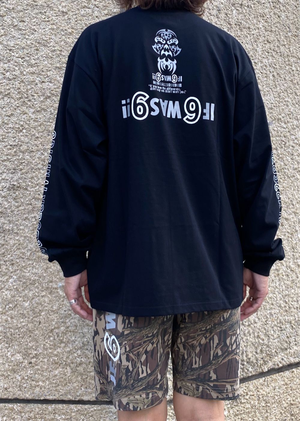 The H&S L/S Tee (BLACK) / 西浦徹 コラボ ロンT