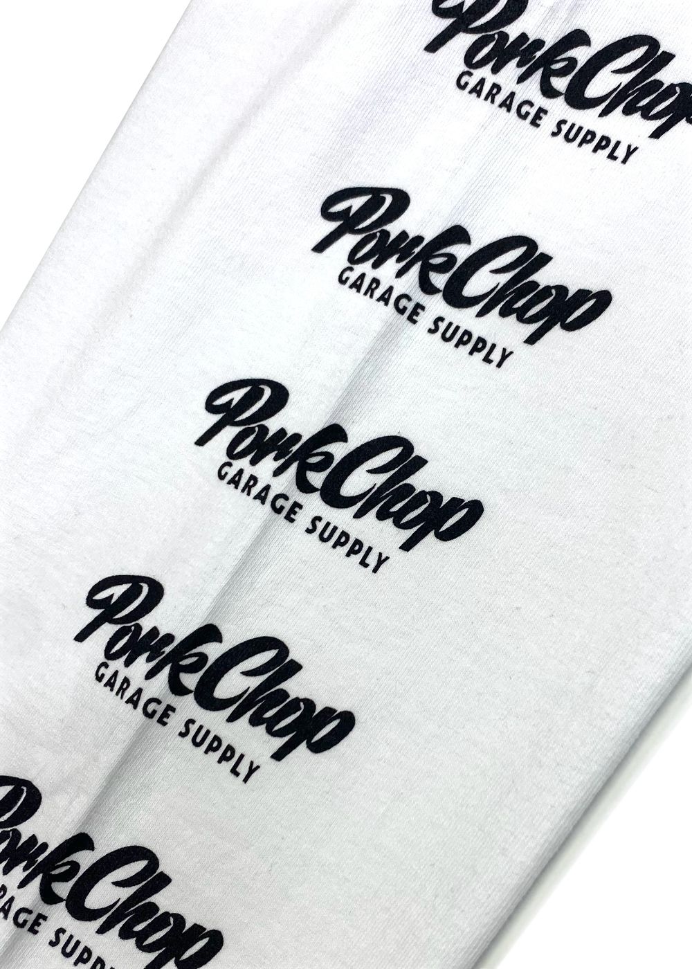 SCRIPT PORK L/S TEE (WHITE) / スクリプト ロゴ L/S Tシャツ