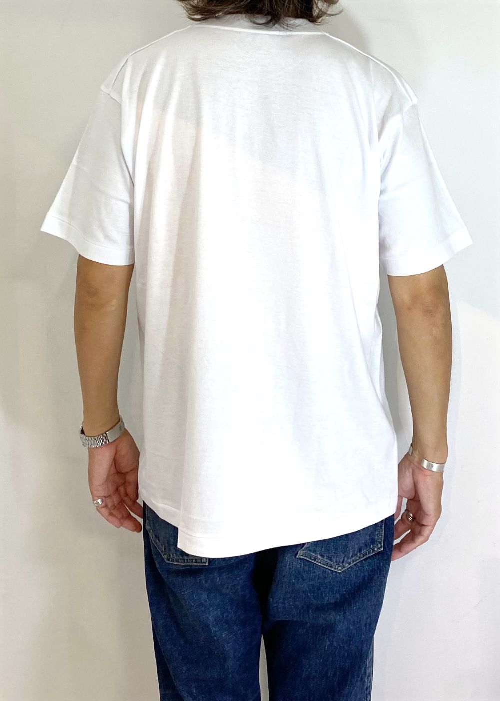 2 Pcs S/S PACK LOGO TEE "SS PACK" (WHITE) / 2ピース パック Tシャツ