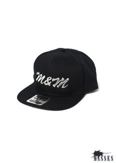 SNAPBACK BB CAP (×MASSES) (BLACK) / マシス コラボレーション キャップ