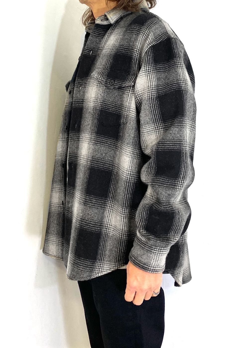 Wool Flannel Ombre Work SH (WPT) / オンブレチェック フランネル ワークシャツ