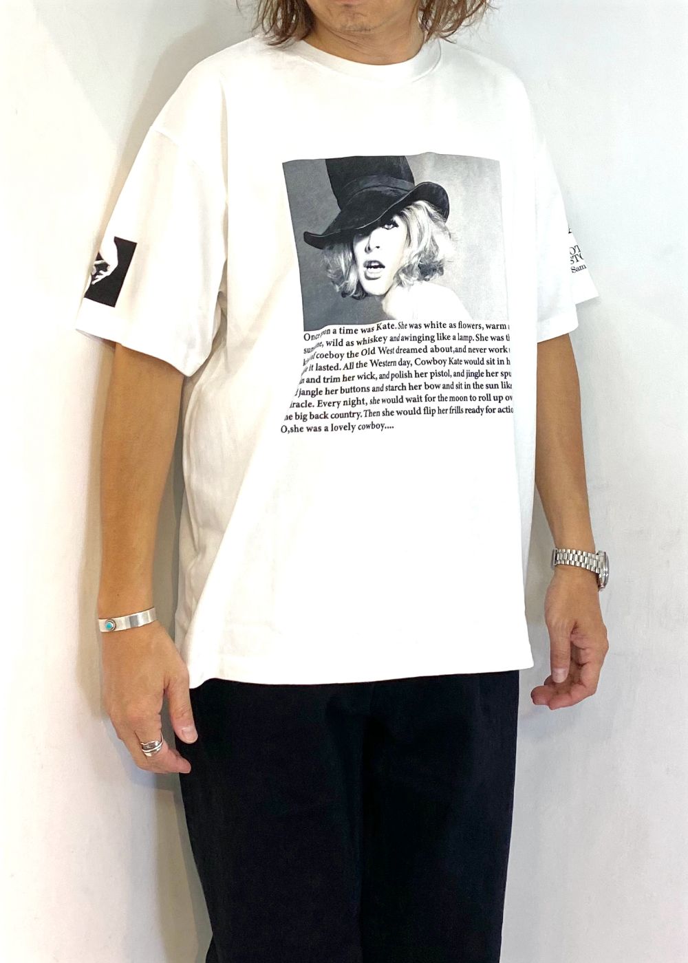 Sam Haskins × Stie-lo T-SH (WHITE) / ×スティーロ×サム・ハスキンス  コラボ フォト Tシャツ