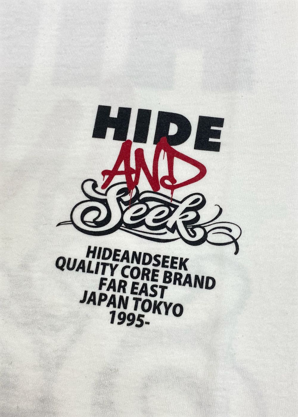 AND S/S Tee (WHITE) / ロゴ プリントTee