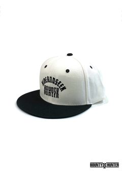 HS×BH BASEBALL CAP (WHITE×BLACK) / バウンティーハンター コラボ ベースボール キャップ