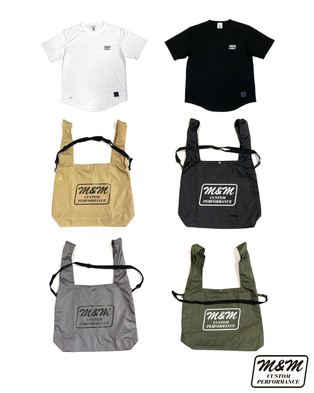 M&M / DRY COTTON TOUCH ROUND TAIL S/S T-SHIRT.MARCHE BAG 入荷致し 