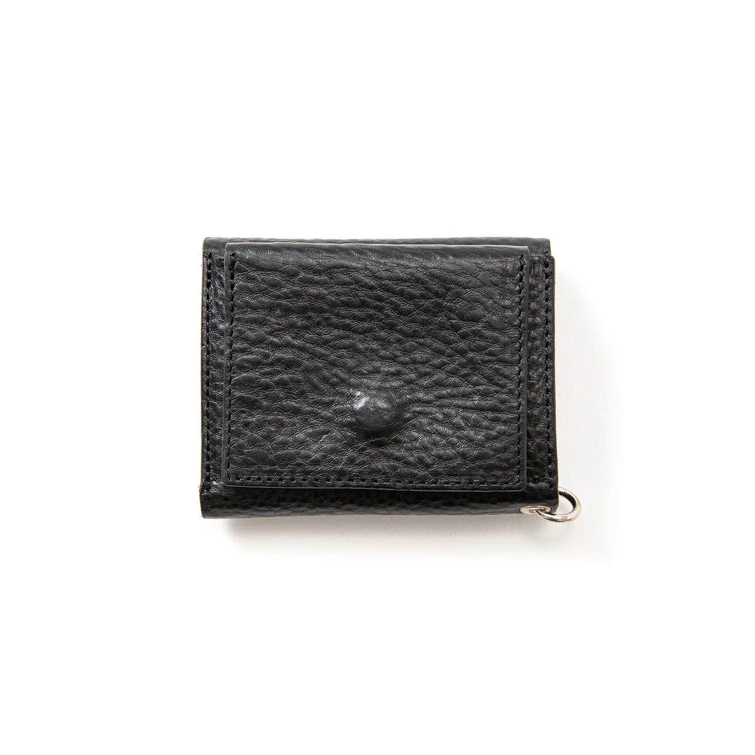 CALEE - STUDS LEATHER MULTI WALLET (BLACK) / スタッズ レザー コンパクト マルチ ウォレット |  LOOPHOLE