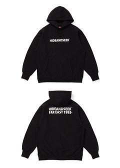 Logo Hooded Sweat Shirt (BLACK) / ロゴ スウェット パーカー